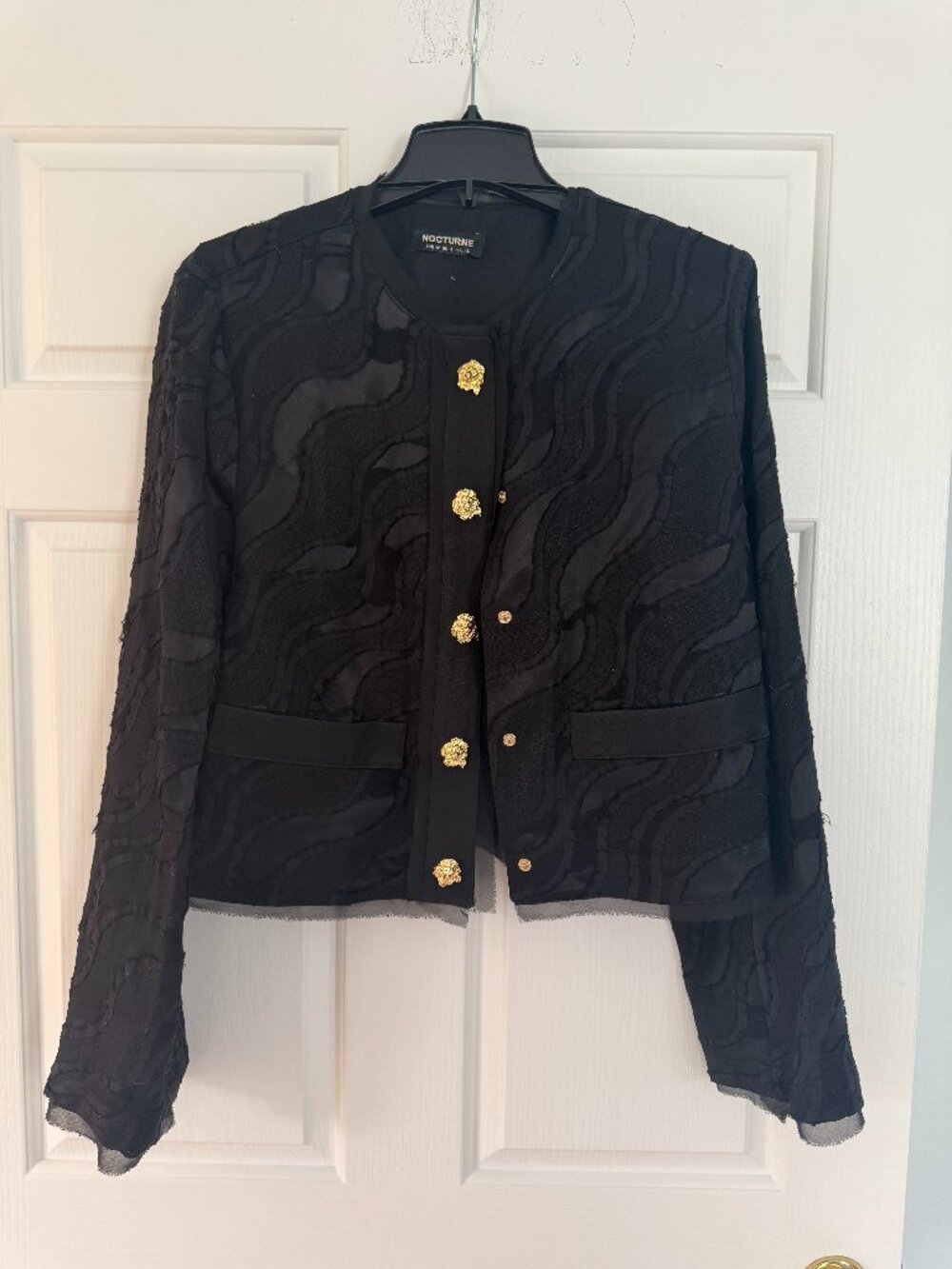 Nocturne silk satin jacket